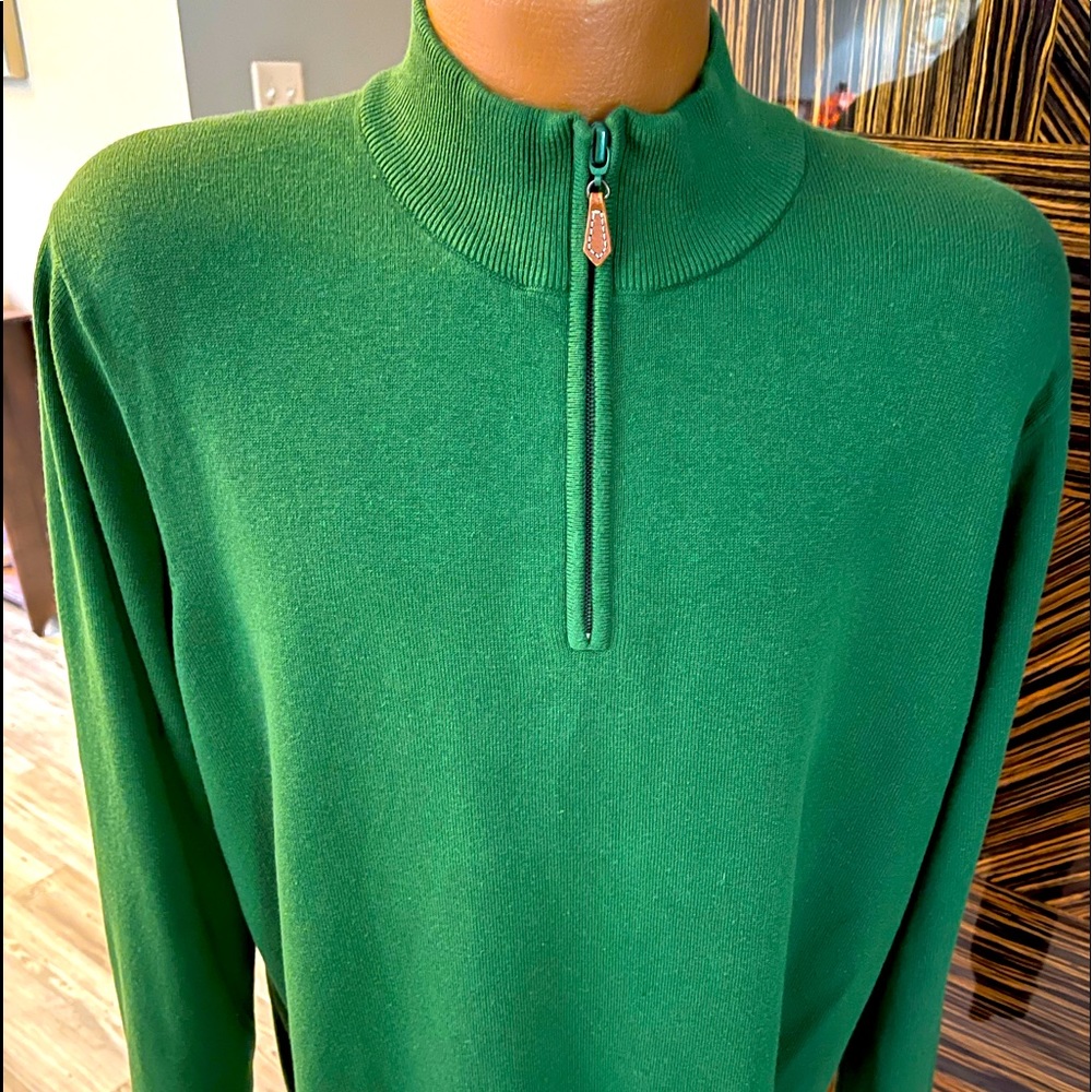 Men’s J.McLaughlin cotton / spandex blend 1/4 zip